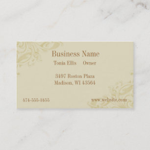 Parchment Scroll Business Cards