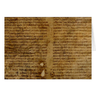 Parchment text with antique writing, old paper