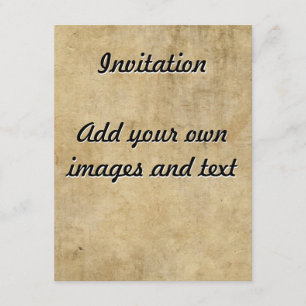 Parchment Texture Invitation