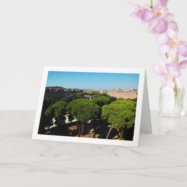 Parco Adriano, Rome, Italy Card (Orchid)