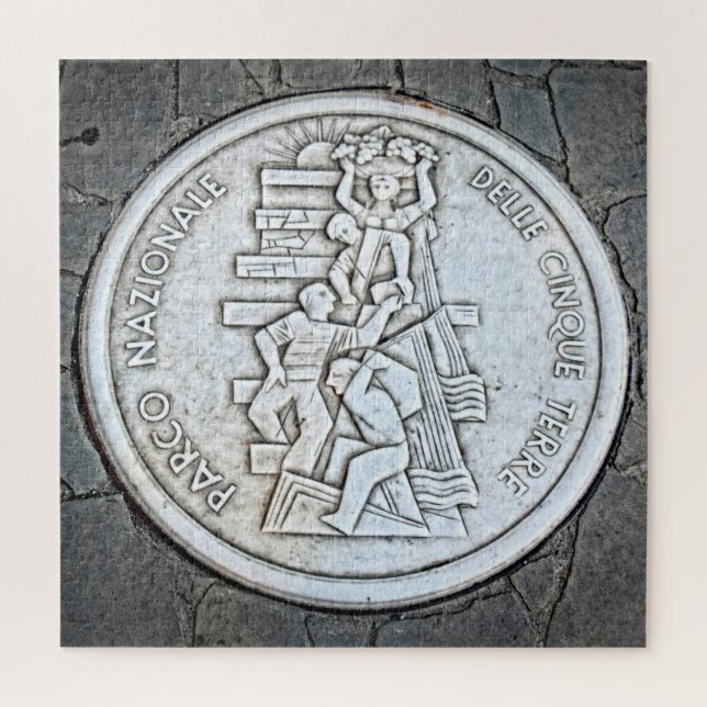 Parco Nazionale de Cinque Terre - 20x20 - 676 pcs. Jigsaw Puzzle (Vertical)