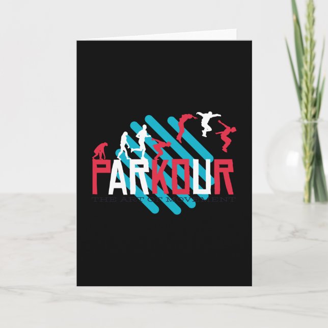 Parcour, Parkour, Acrobatics, Freerunning Card (Front)