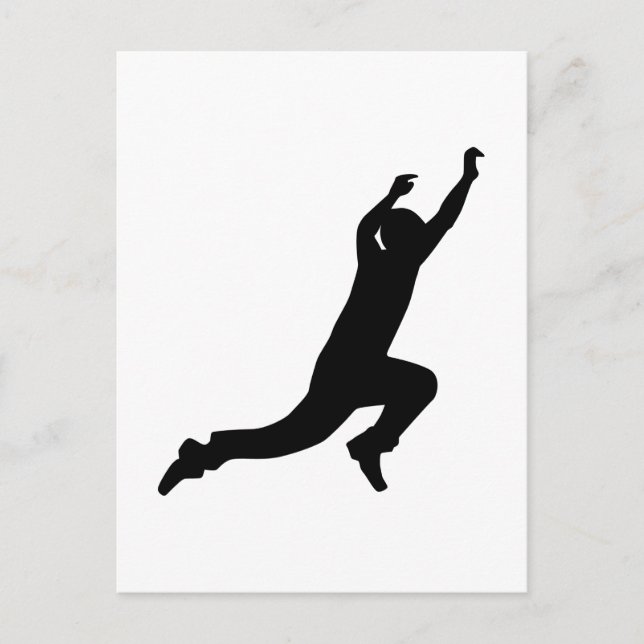 Parcouring jump postcard (Front)