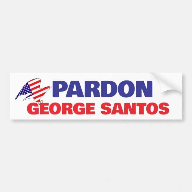 PARDON GEORGE SANTOS punishment too harsh free him Bumper Sticker (Front)