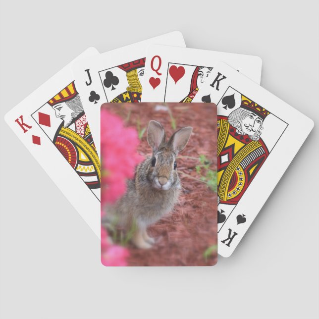 Pardon Me Bunny Playing Cards (Back)