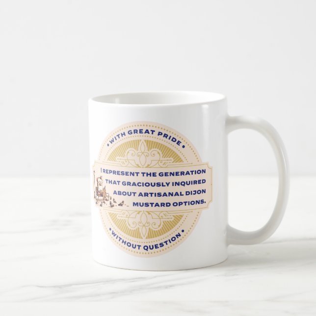 Pardon me, do you have any Grey Poupon? Coffee Mug (Right)