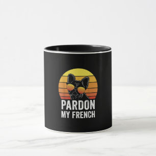 Pardon My French Dog Lover Gift Frenchie Bulldog Mug