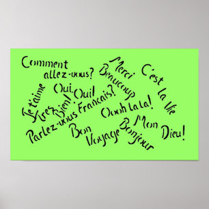 Pardon My French ~ Poster / Print