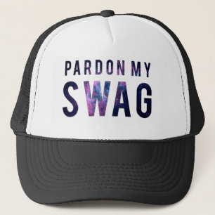 Pardon My Swag Snapback Trucker Hat