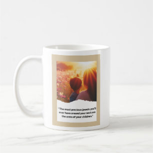 Parent and child bond with qoute coffee mug