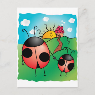 Parent and kid! postcard