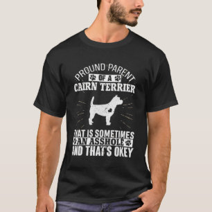 Parent of Cairn Terrier Dog  for Men Women Dog T-Shirt