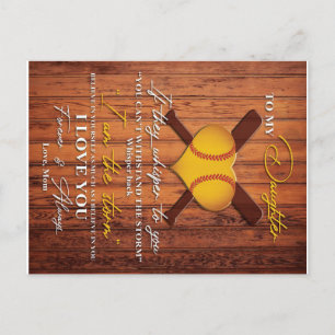 Parent To My Daughter Letter, Home Decor Postcard