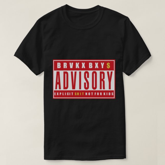 PARENTAL ADVISORY    T-Shirt (Design Front)