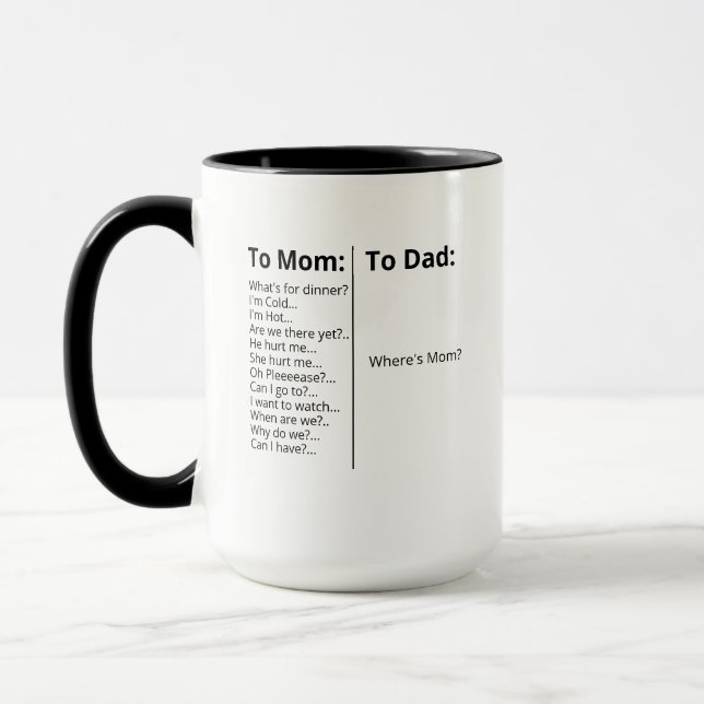 Parenting Mug, Parenting Gift For Mum Gift, Funny  Mug (Left)