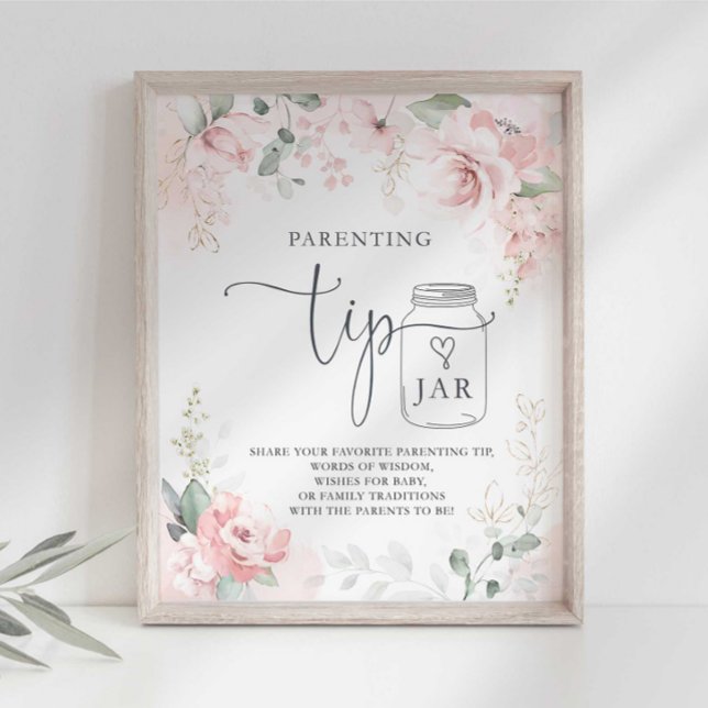 Parenting Tips for the Mama to Be Party Sign (Creator Uploaded)