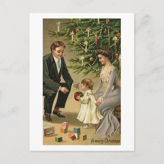 Parents and Child Christmas Card (Front)