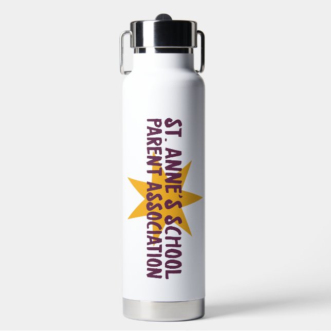 Parents Association Water Bottle (Front)