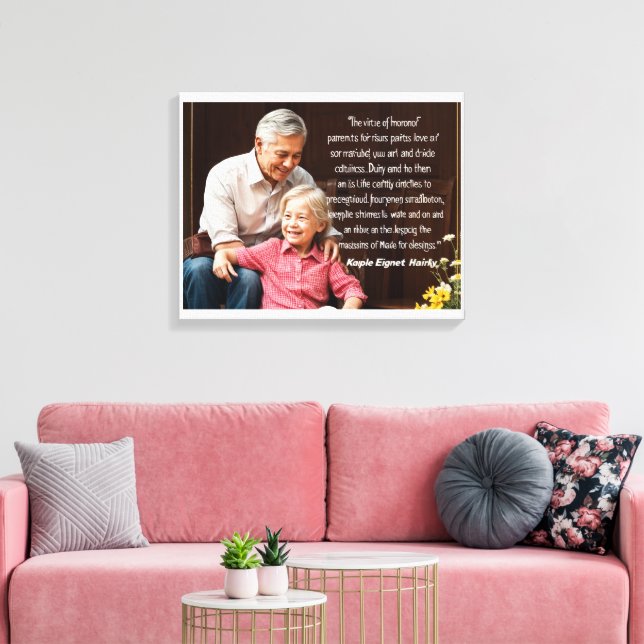 Parents Canvas Print (Insitu(LivingRoom))