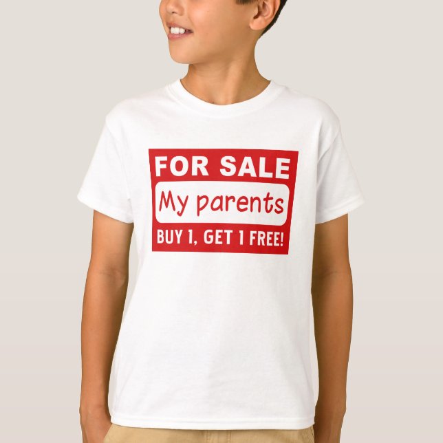 PARENTS FOR SALE shirts & jackets (Front)