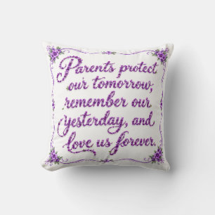 Parents gift cushion