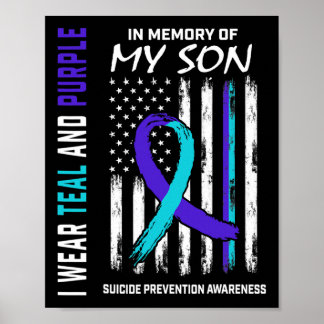 Parents In Memory Of Son Suicide Awareness Prevent Poster