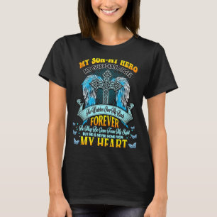 Parents Love & Miss Son Memory of my Son in Heaven T-Shirt