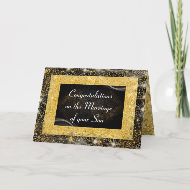 Parents of the Bride  Personalised Greetings Card (Front)