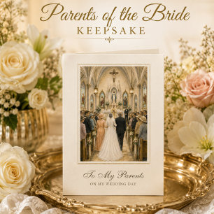 Parents of the Bride Wedding Congratulations Card