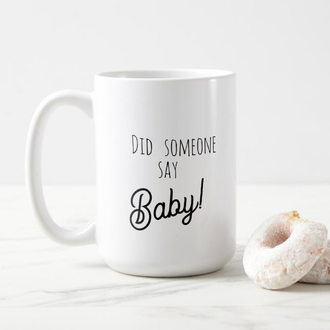 Parents-to-be Faux Lace Coffee Mug (With Donut)