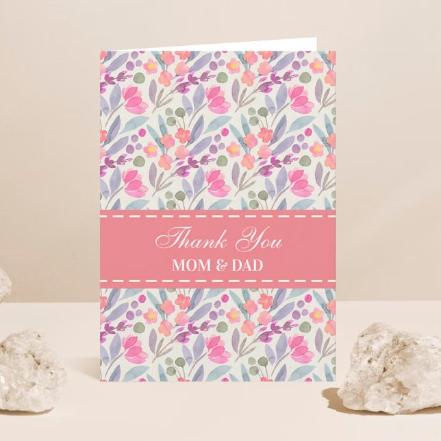 Parents Wedding Day Floral Thank You (Creator Uploaded)