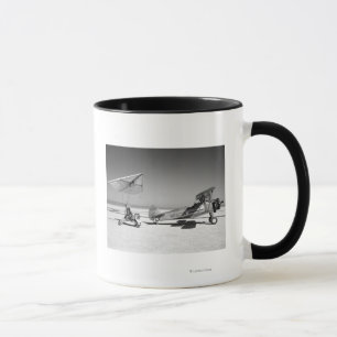 Paresev 1-A on Lakebed with Tow Plane Mug