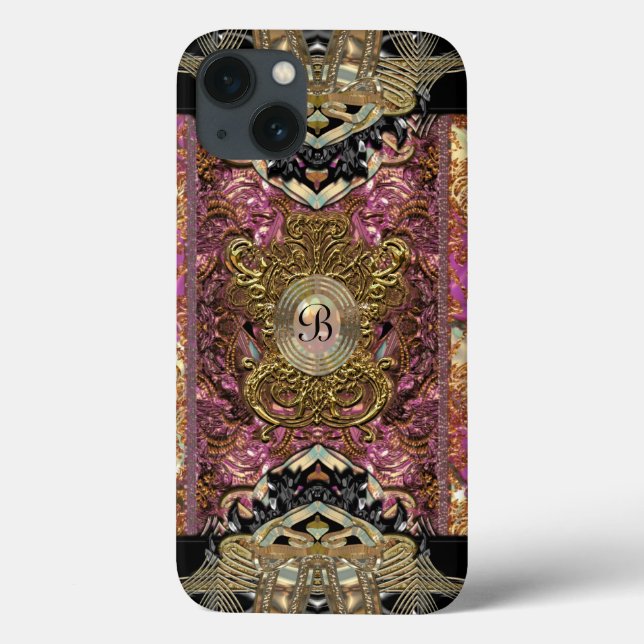 Parfait Launuette Victorian Protection Monogram Case-Mate iPhone Case (Back)
