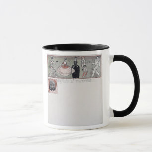 'Parfois il m'arrive' (ink and w/c on paper) Mug