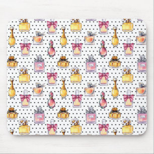 Parfum Bottle Pattern Mouse Mat