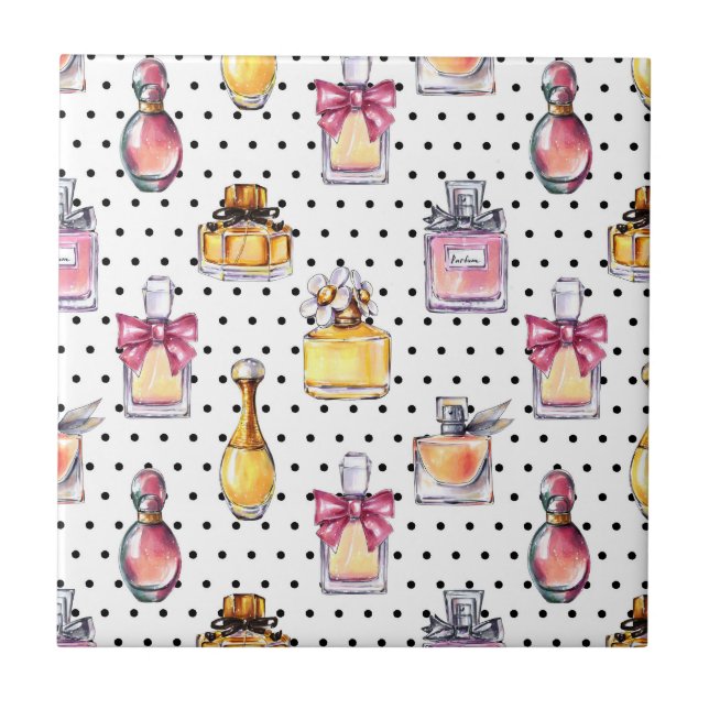 Parfum Bottle Pattern Tile (Front)