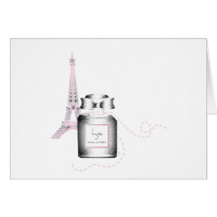 Parfum Bottle with Eiffel Tower and Rope
