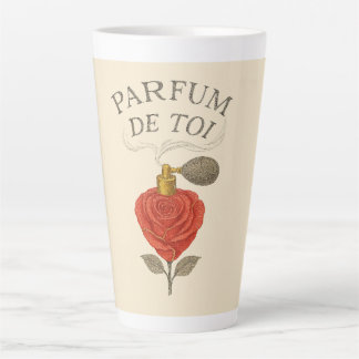 PARFUM DE TOI (Rose Perfume Art) Large Latte Mug