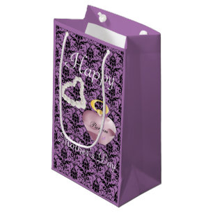 Parfum & Pearls Mother's Day Gift Bag PurpleDamask