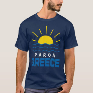 Parga Greece Sunshine, Sea Men's Navy Blue T-Shirt