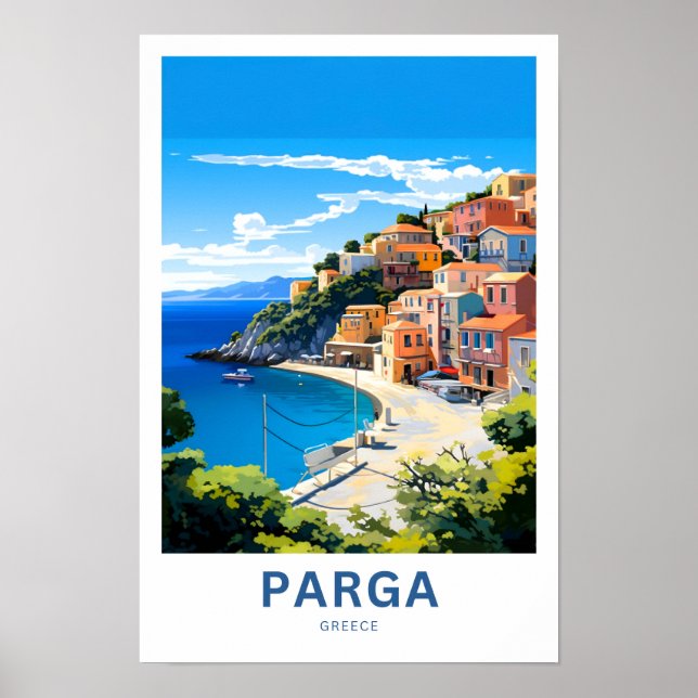 Parga Greece Travel Print (Front)