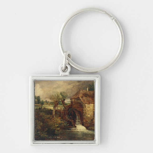Parham Mill by John Constable Key Ring (Front)