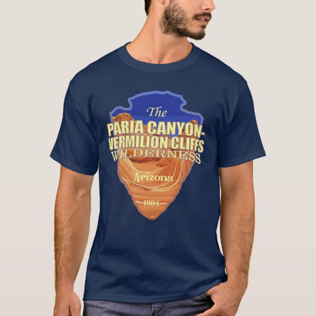 Paria Canyon - Vermilion Cliffs (arrowhead) T-Shirt (Front)