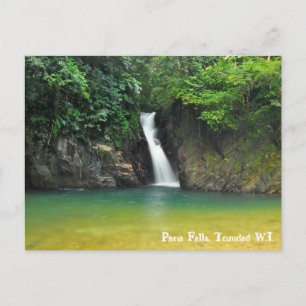 Paria Falls, Trinidad W.I. Postcard