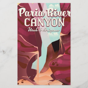 Paria River Canyon, Utah & Arizona Stationery