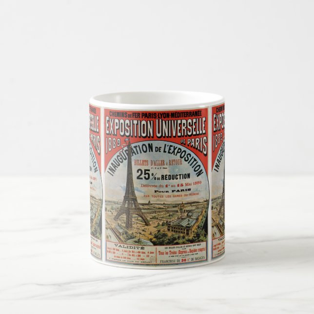 Paris 1889 - Expostion Universal Expo Coffee Mug (Center)