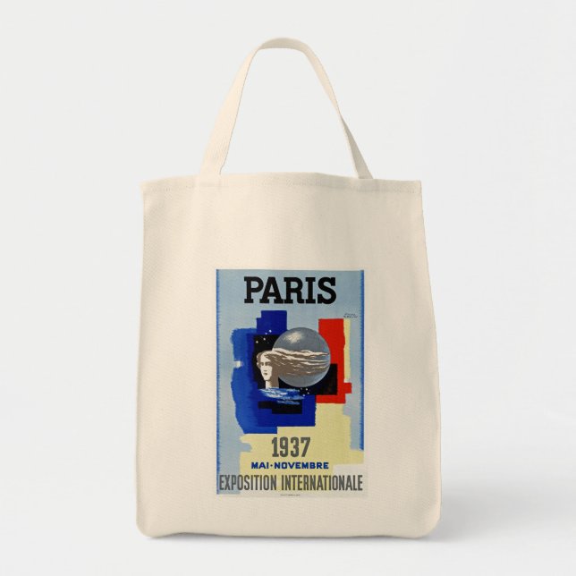 Paris 1937 ~ Exposition Internationale Tote Bag (Front)