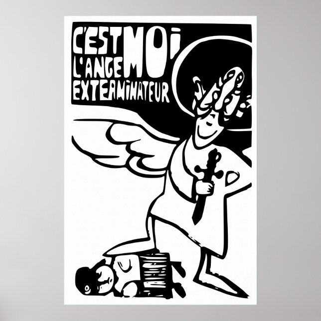 Paris 1968 Student Graffiti - Exterminating Angel Poster (Front)