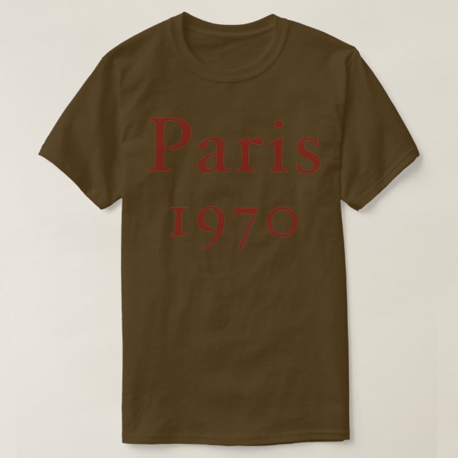 Paris 1970 T-Shirt (Design Front)