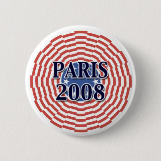 Paris 2008 6 cm round badge